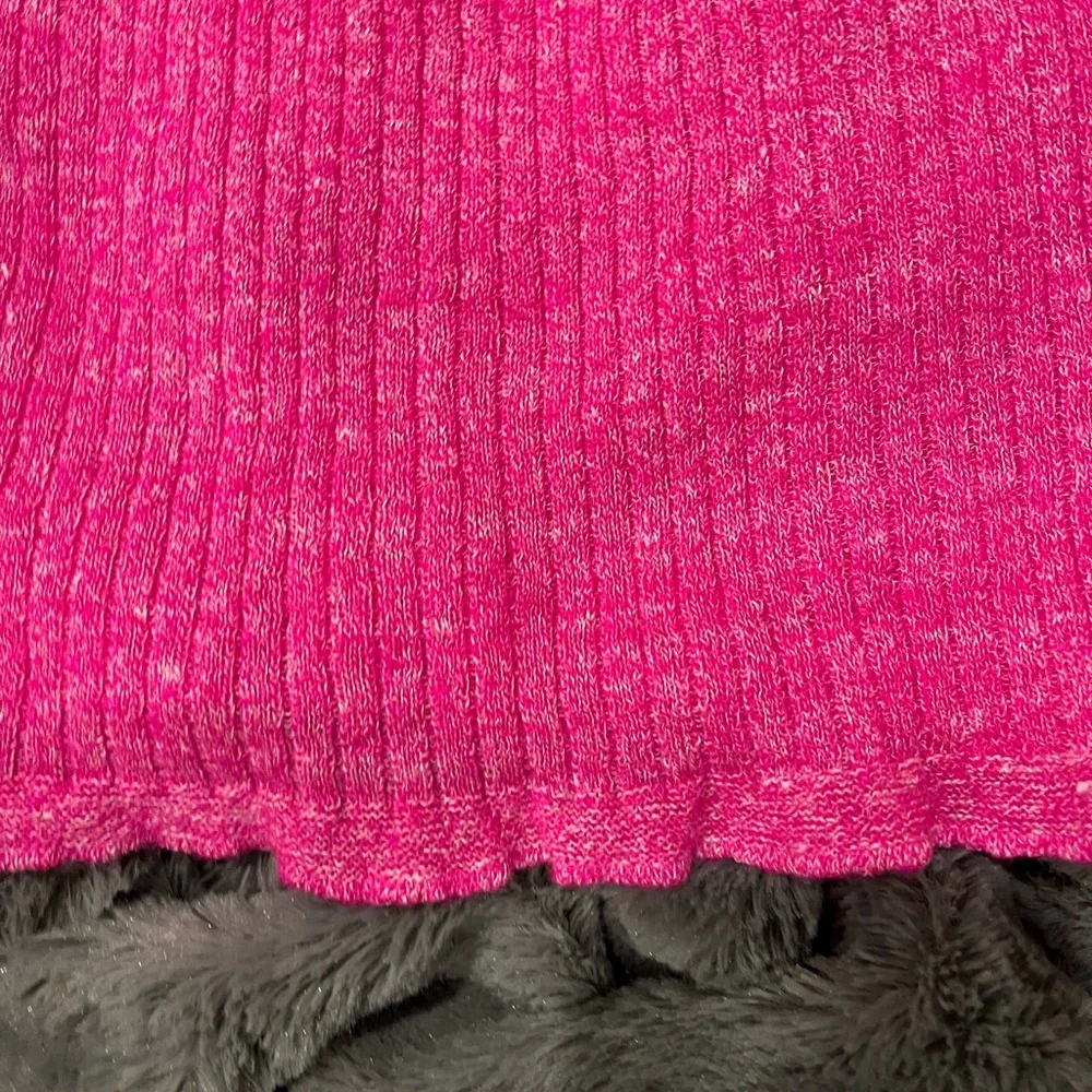 NWT J.Crew Hot Pink Crew Neck Shirt Size Small